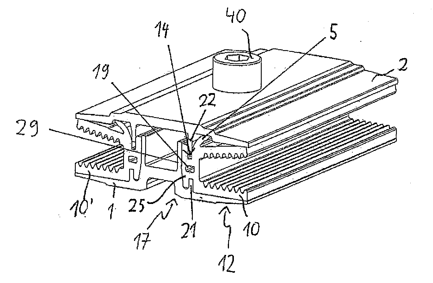 Clamp for a plate element, especially for a photovoltaic module