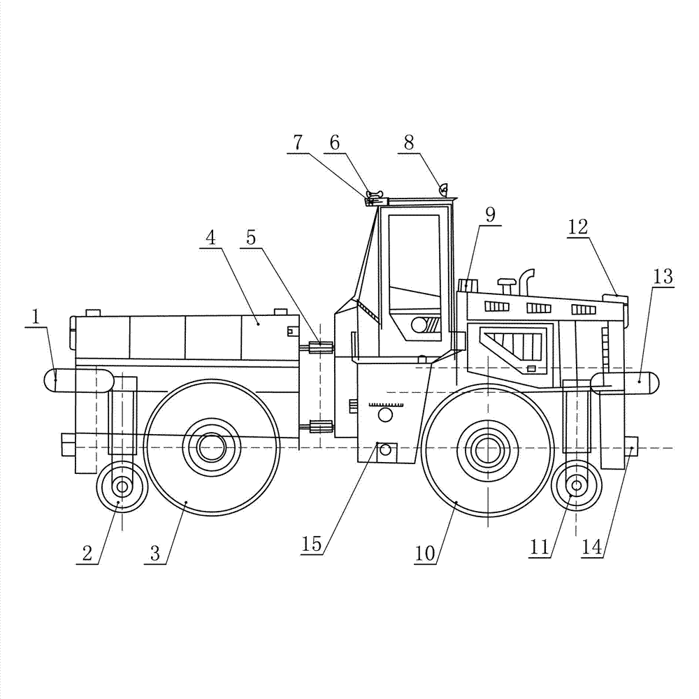 Highway track hydraulic-tractor