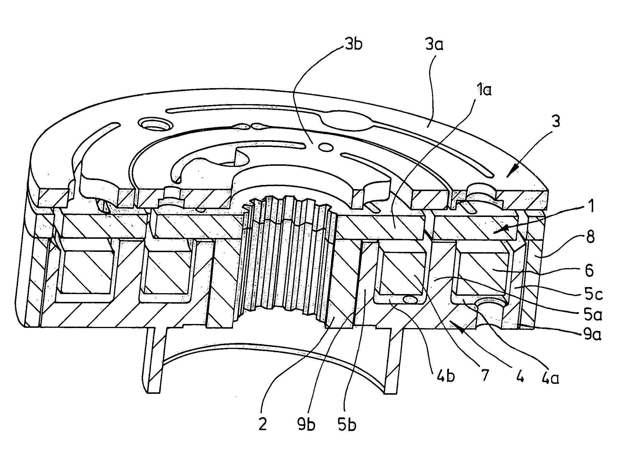 Electromagnetically operated friction disk clutch and rotor for a clutch of this type