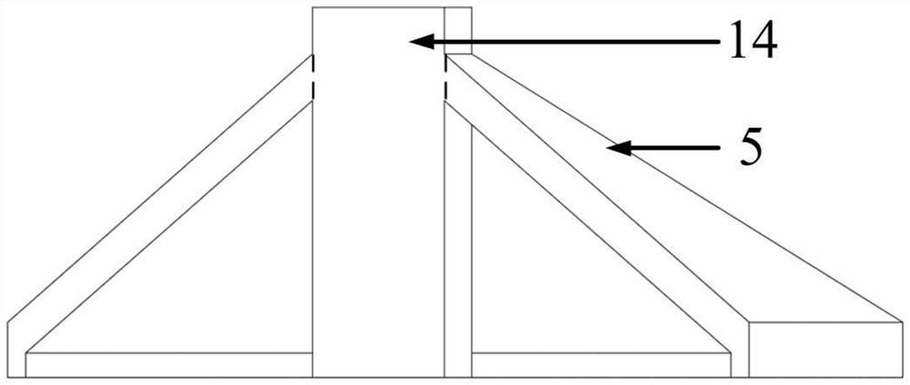 Shear vibration-ultrasonic composite sensor and measuring device