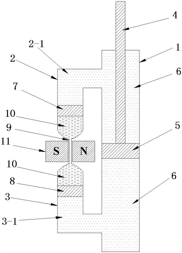 Magnetic fluid electric generator taking low-melting-point gallium alloy as electricity generating working medium
