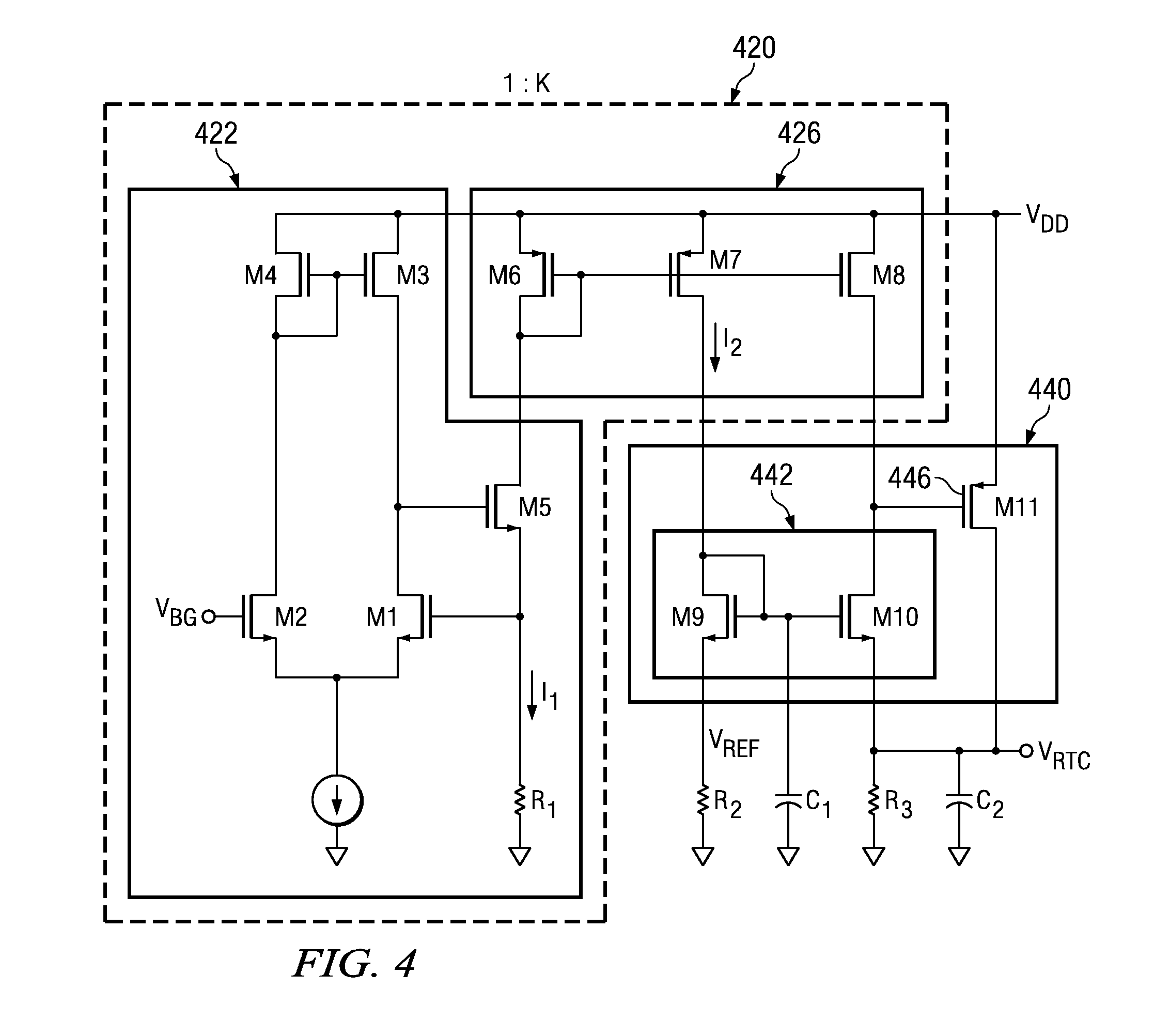 Real time clock (RTC) voltage regulator and method of regulating an rtc voltage