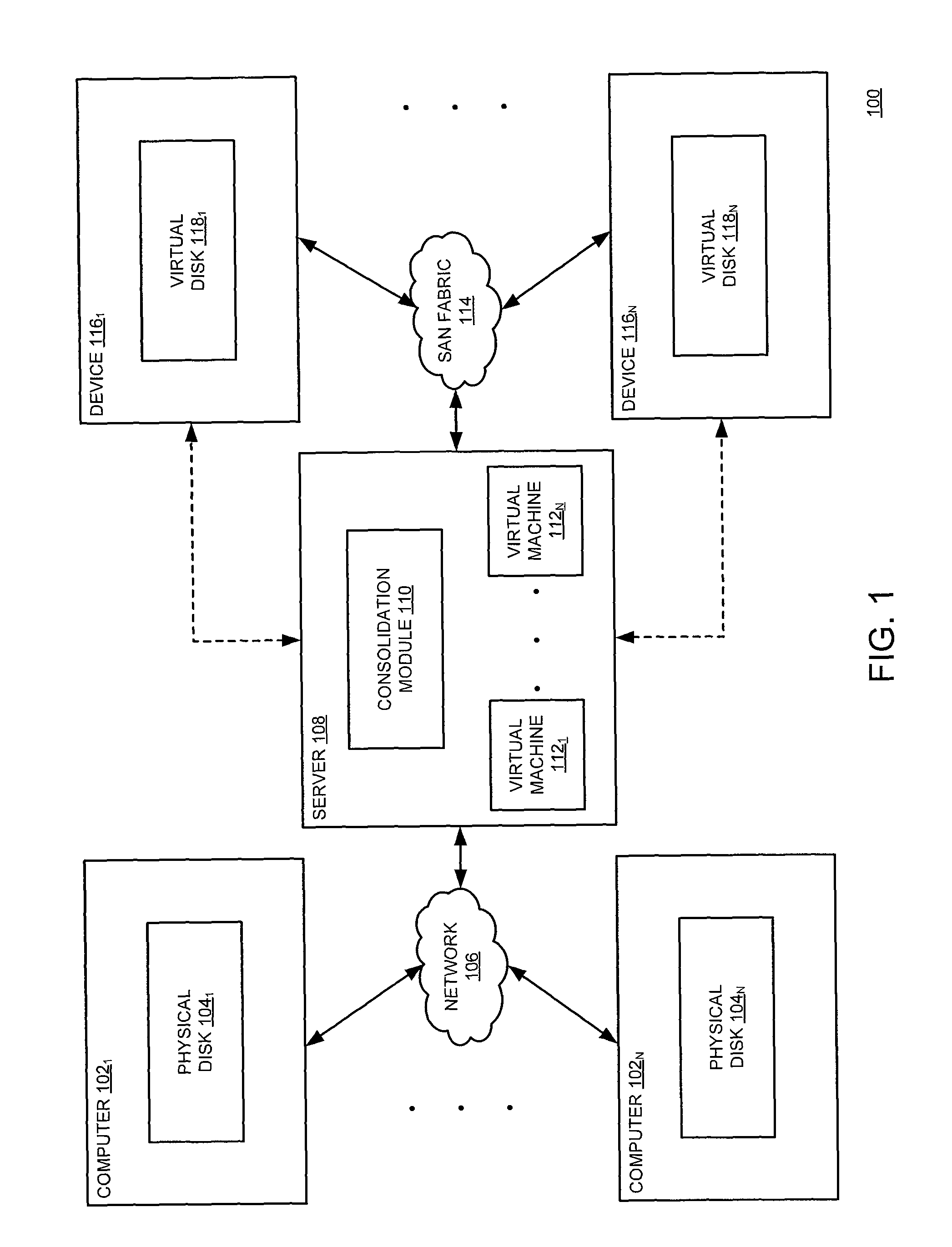 Method and apparatus for synchronizing a physical machine with a virtual machine while the virtual machine is operational
