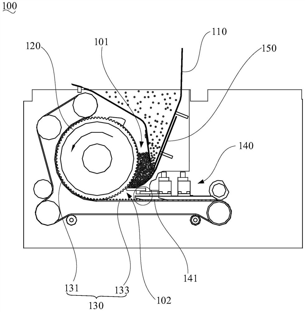 Shredded Tobacco Separating Device and Its Smoking Mechanism