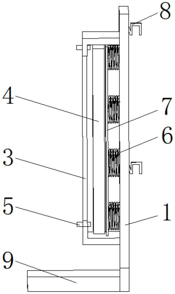 Information security control method and information security display equipment