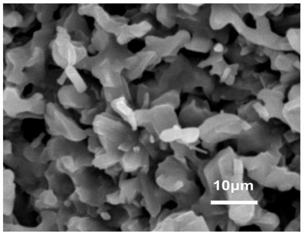 Aorthite micro-nano pore heat insulation refractory material and preparation method thereof