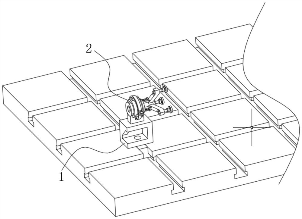 Numerical control machine tool positioning tool