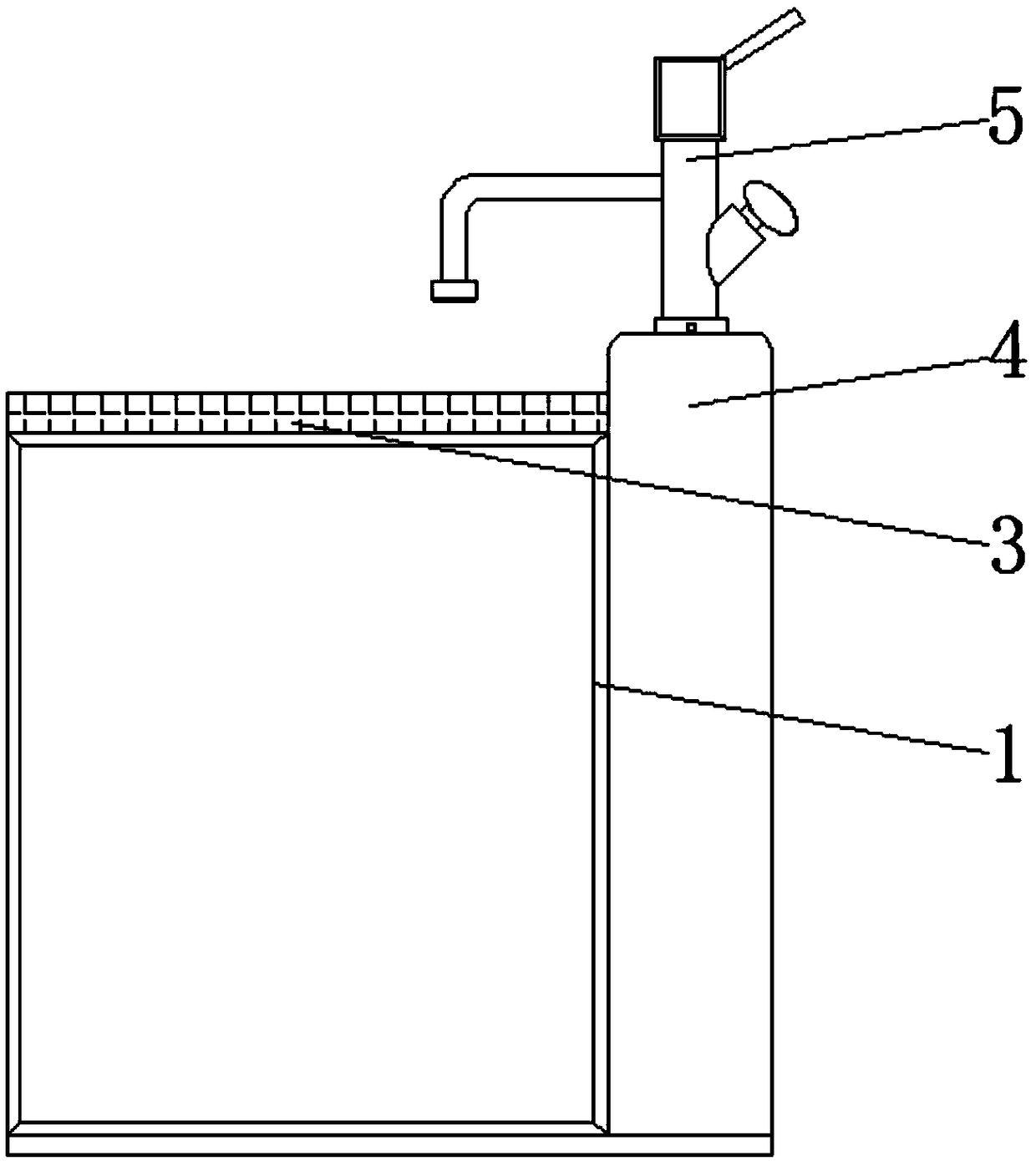 Easy-to-use medical bathroom wash table