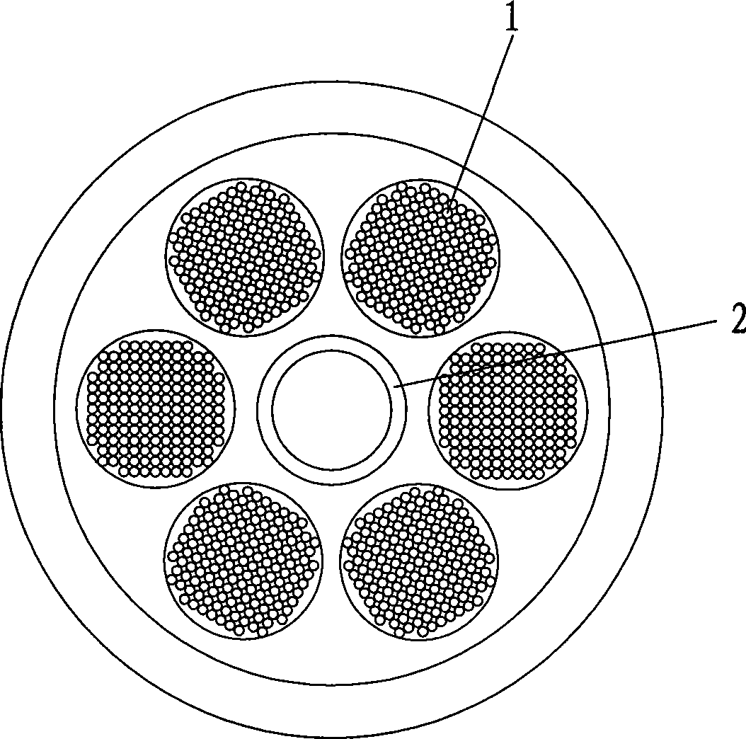 Immersion type hollow fiber membrane component and complete equipment thereof