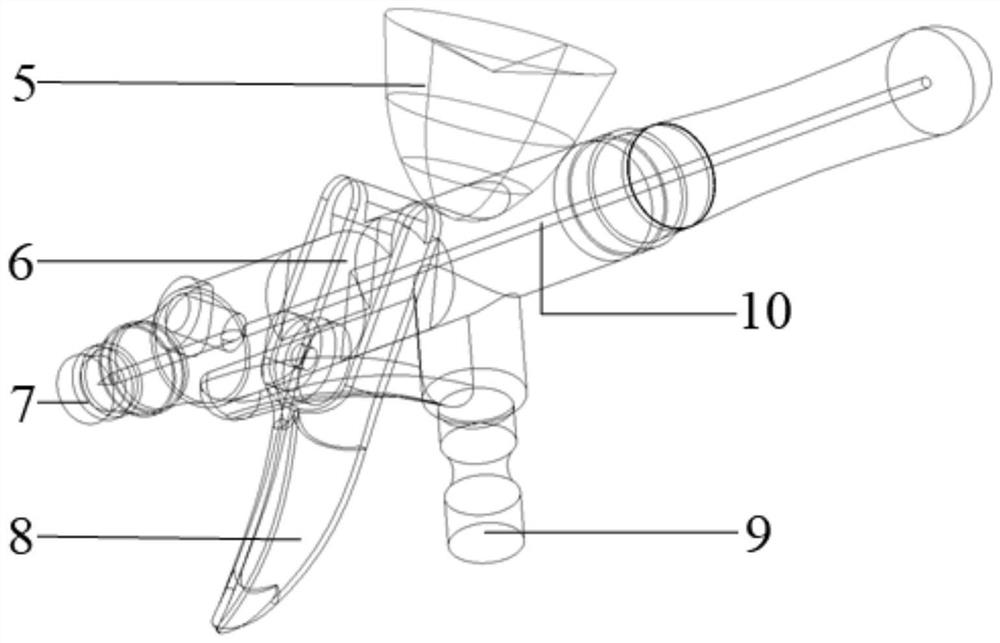 Optical precision measurement developer spraying device