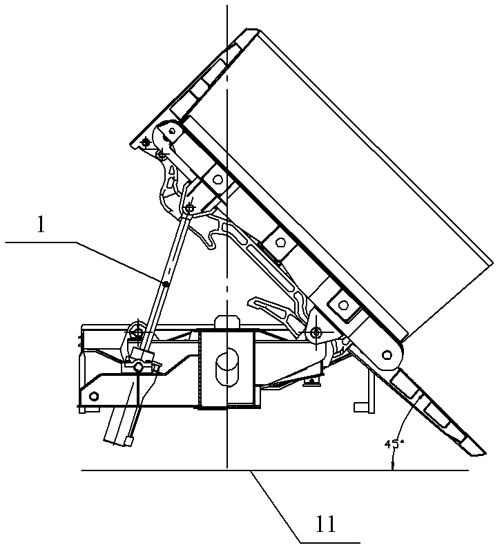 Side-turn cart and control system thereof