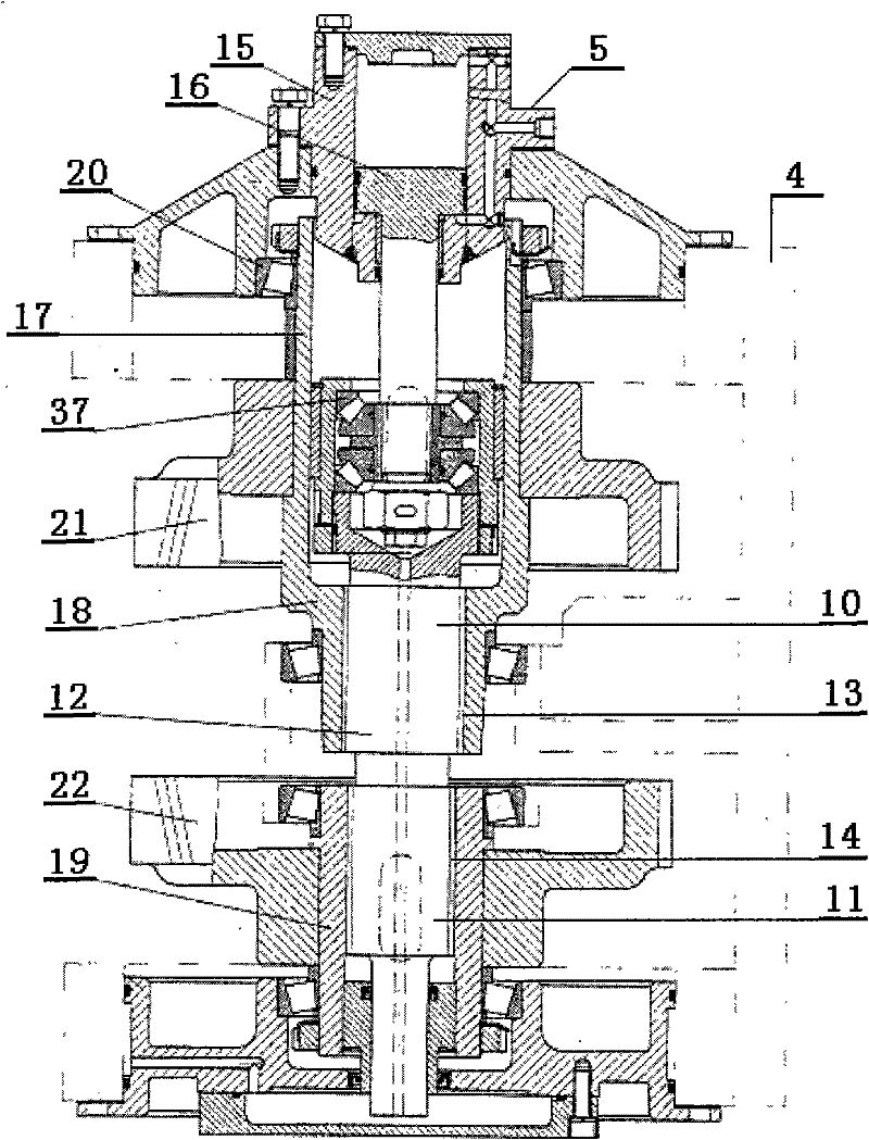 Eccentric moment adjustable hydraulic vibration pile hammer