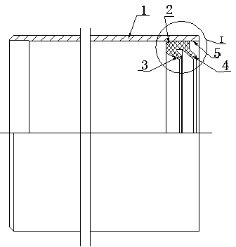 Novel sealing structure for transmission shaft protective sleeve