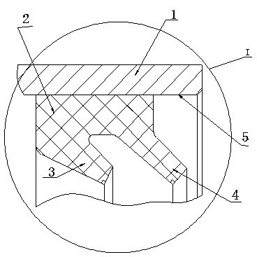 Novel sealing structure for transmission shaft protective sleeve