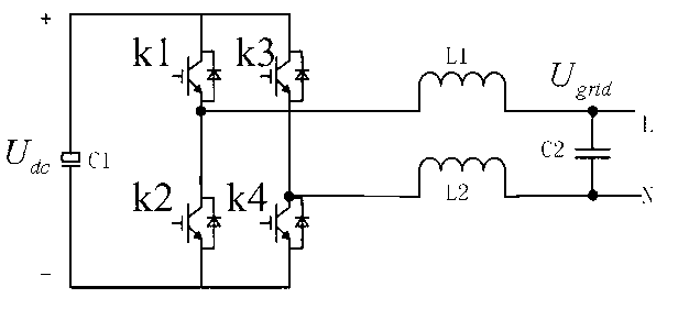Single phase grid-connected inverter reactive output control method