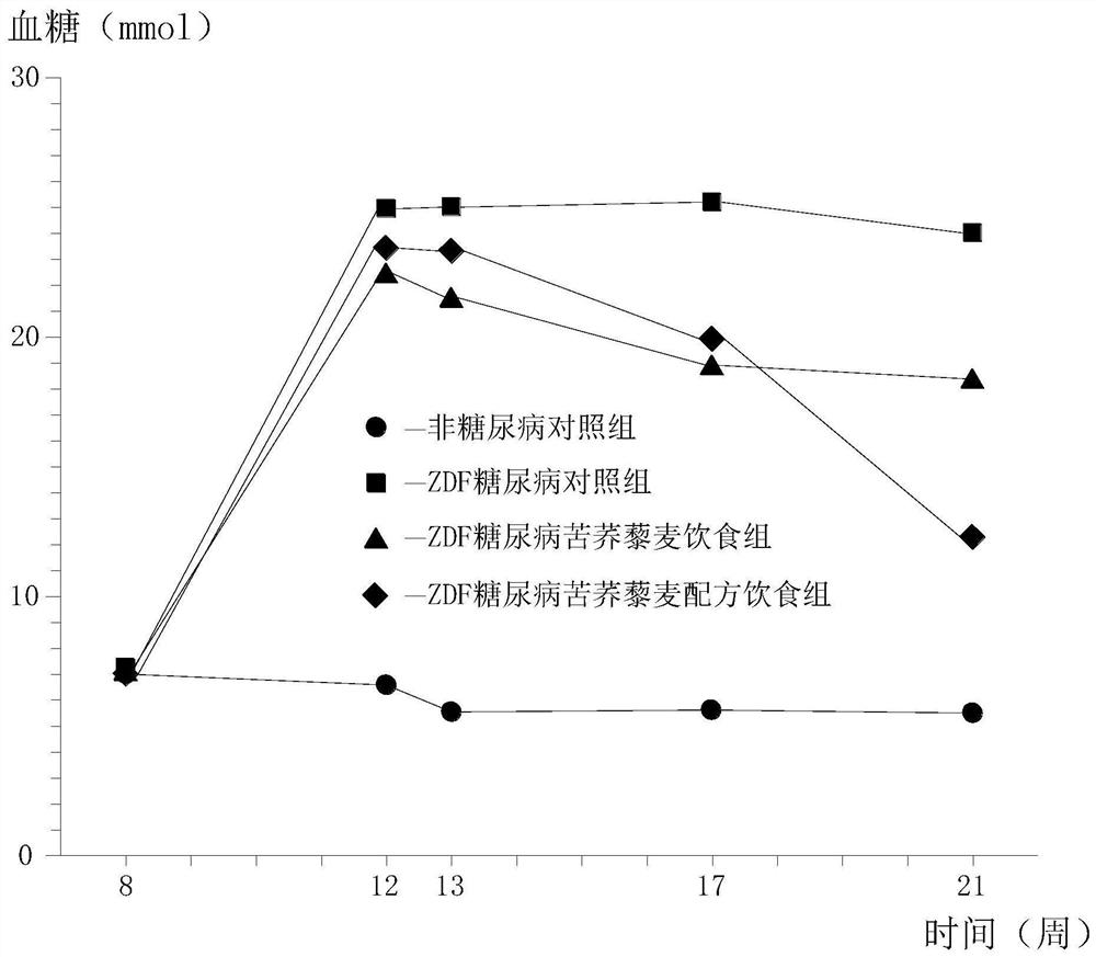 Tartary buckwheat and quinoa instant food formula and preparation method thereof