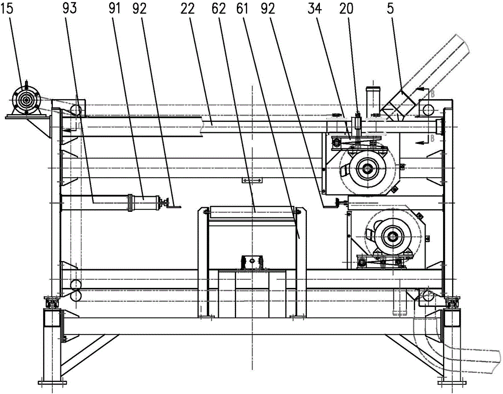 Paper surface straw plate cutting device