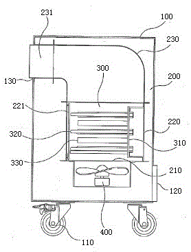 Electric fan heater