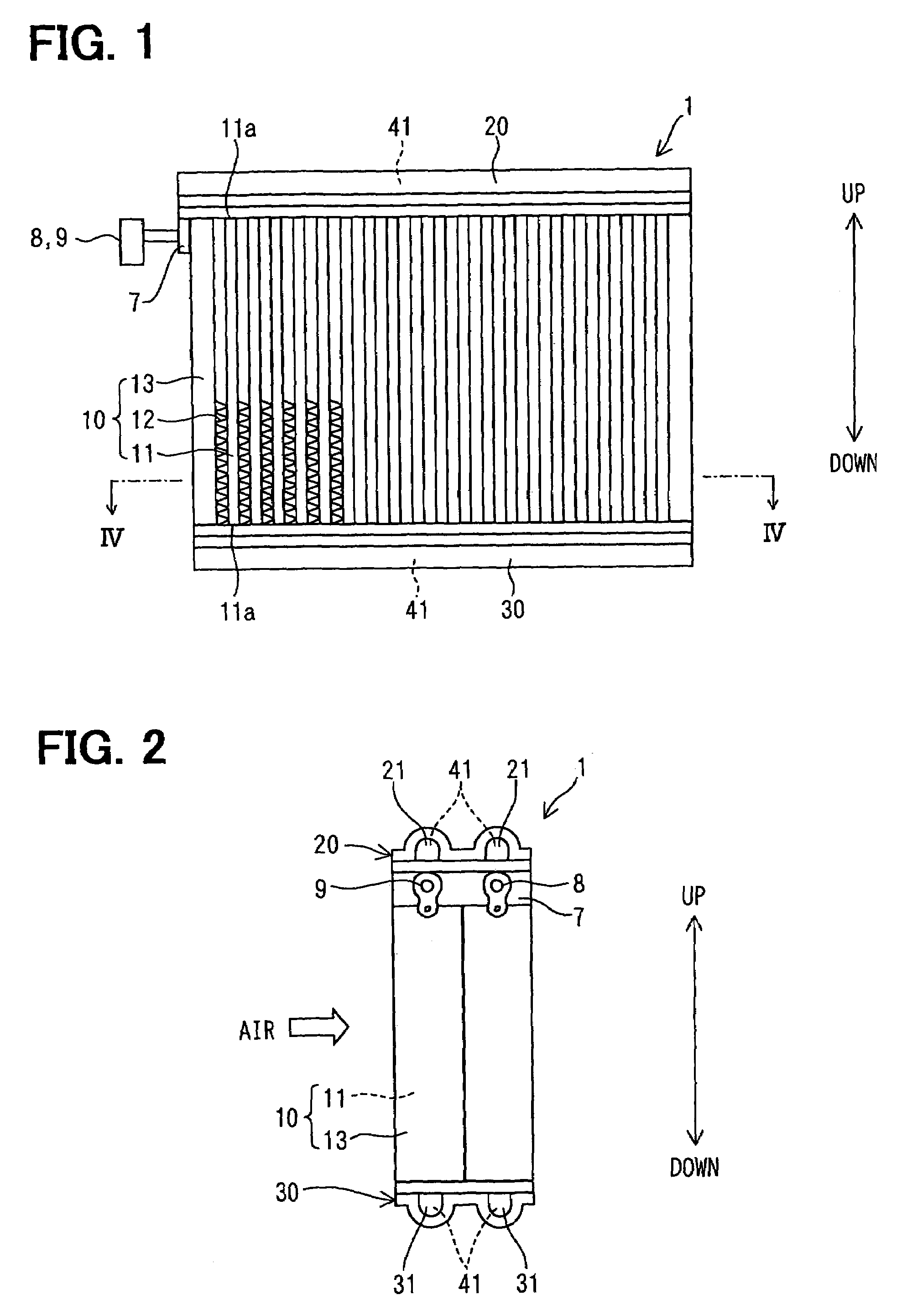 Evaporator for refrigerating cycle