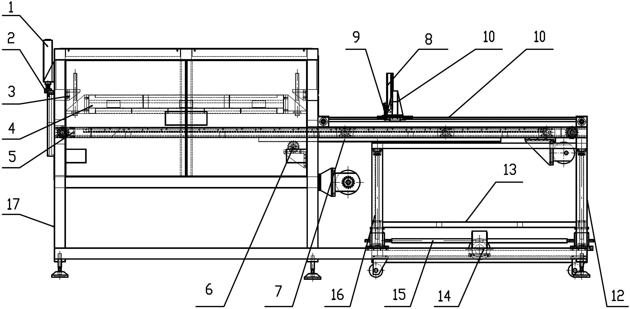 Energy-saving baking oven for acoustic component of passenger cars