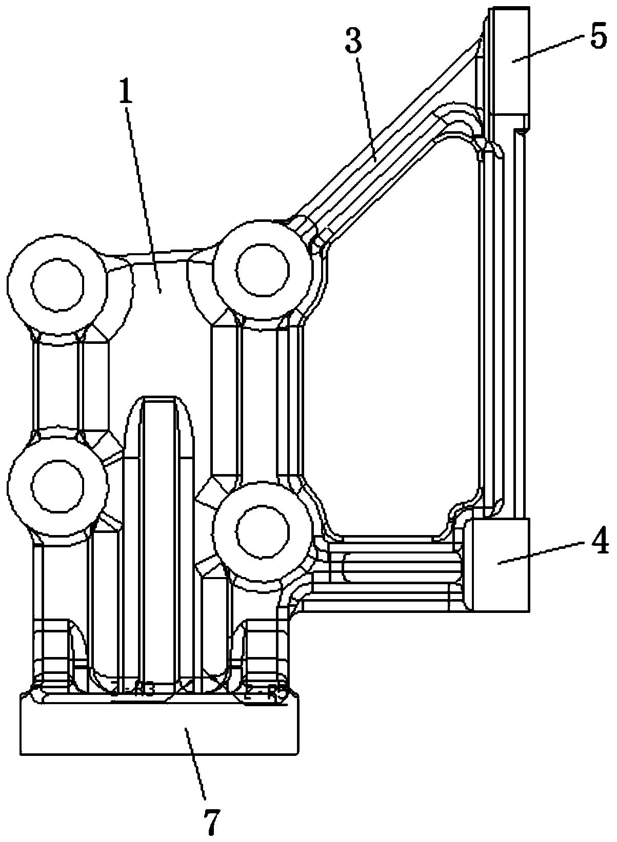 Multifunctional suspension bracket