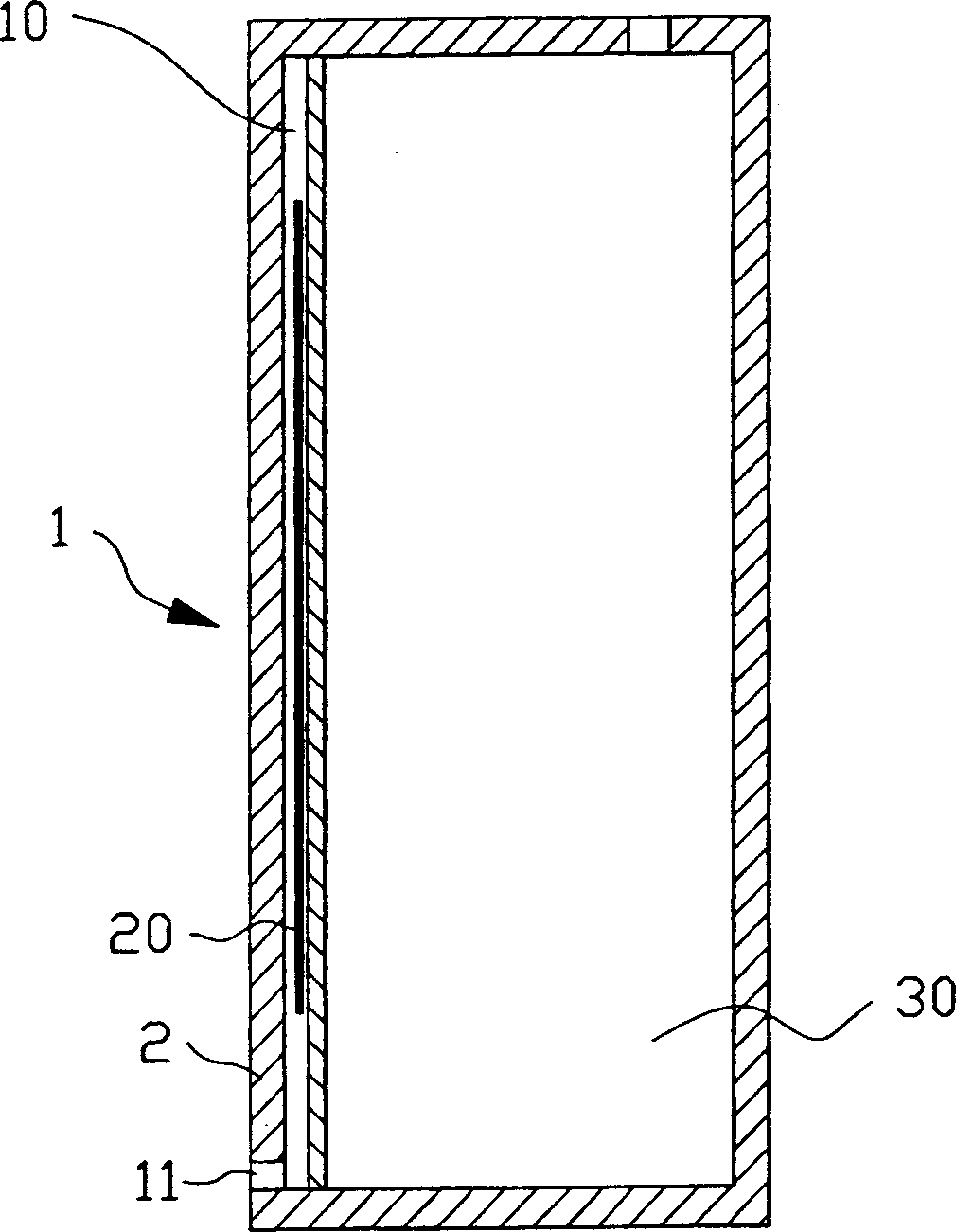 Suction pressure structure of cone-shaped spring in ink box
