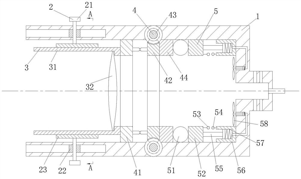 A high power output fiber coupling device