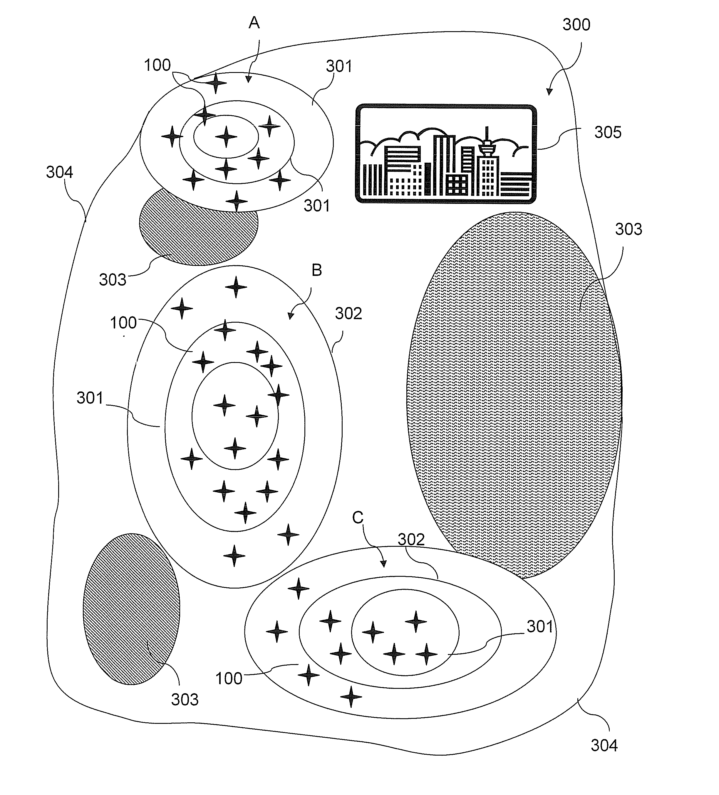 Method for enhancement of a wind plant layout with multiple wind turbines