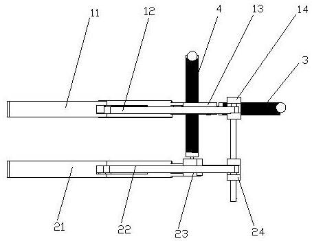 Adjustable vacuum circuit breaker energy storage spring assembling and disassembling tool