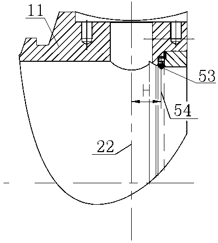 Low-temperature welding double-eccentric aluminum butterfly valve