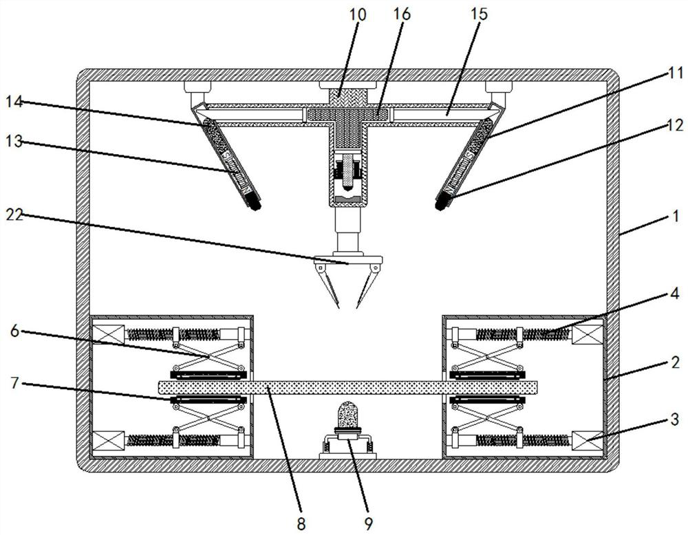 Intelligent PVC board crack manufacturing and detecting device based on electromagnetic induction principle