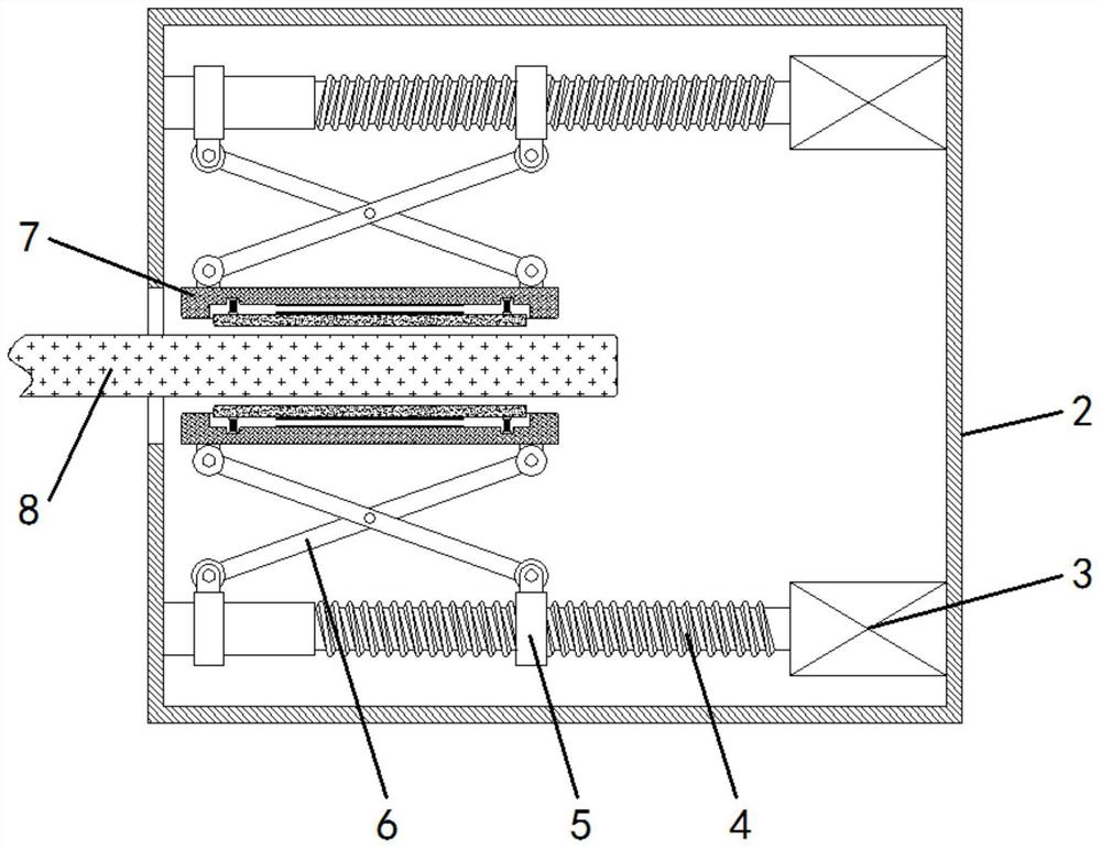 Intelligent PVC board crack manufacturing and detecting device based on electromagnetic induction principle