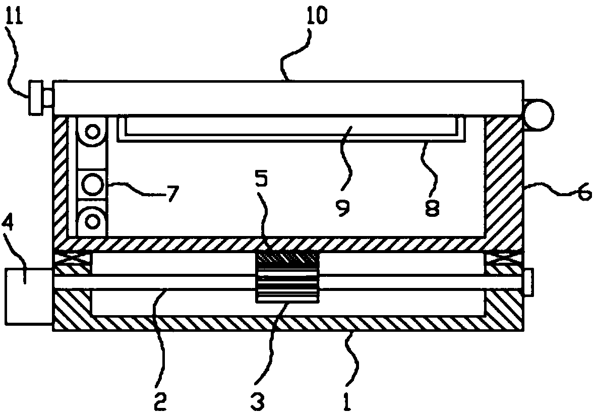 Shot blasting clamp used for thin-wall class parts