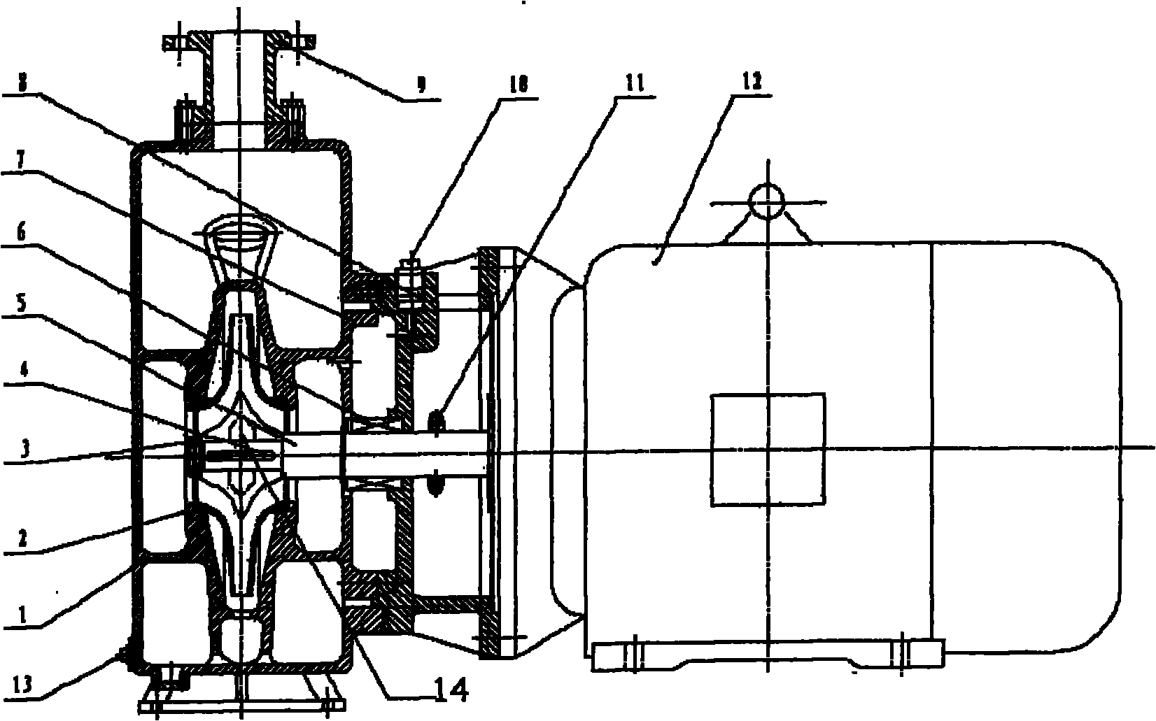 Novel energy-saving self-sucking pump