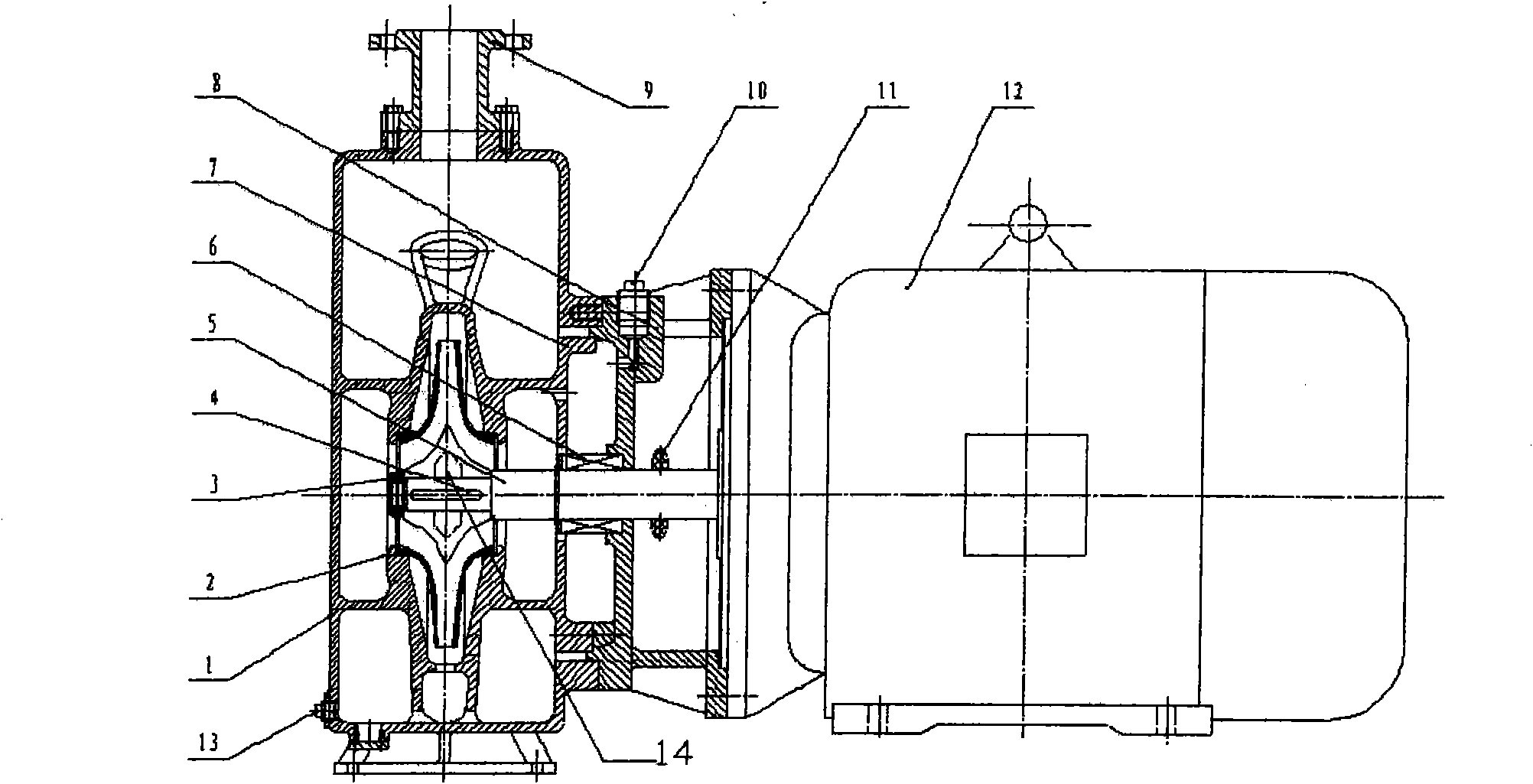 Novel energy-saving self-sucking pump