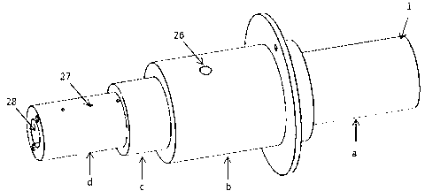 Piezoelectric type rotating speed meter