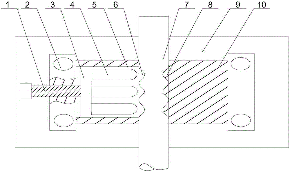 Usage method of card-swiping identification structure