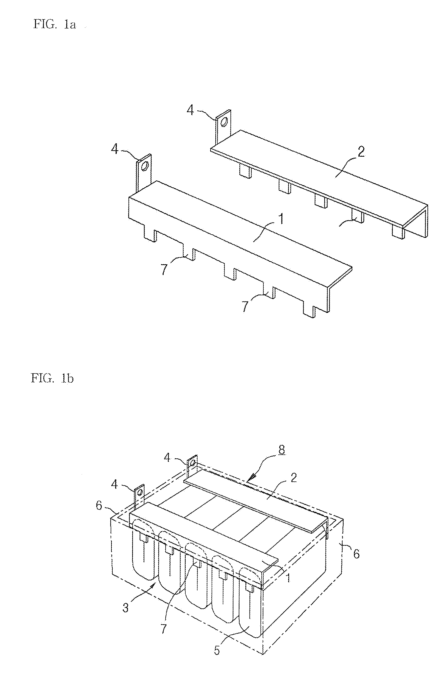 Method for Connecting Bus Bar on Capacitor and Product Fabricated by the Same