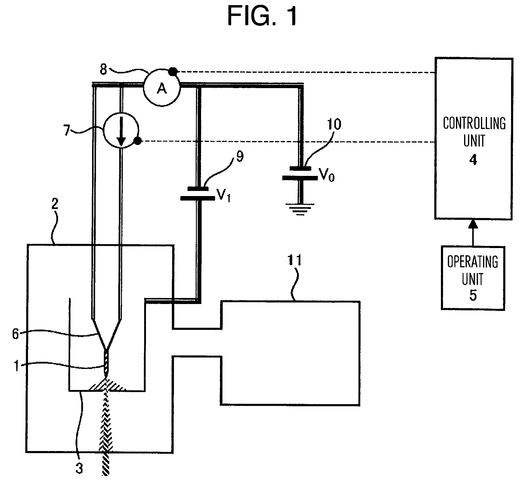Field-emission electron gun and method for controlling same