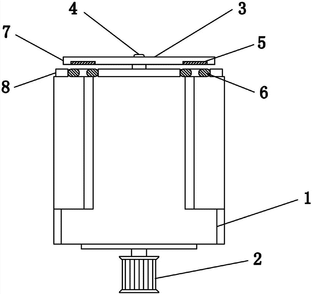 Stepper motor system capable of detecting and error correcting through angle sensor