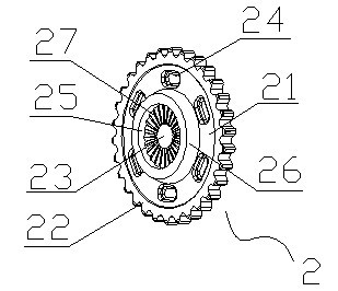 Installation structure for cam shaft and timing gear