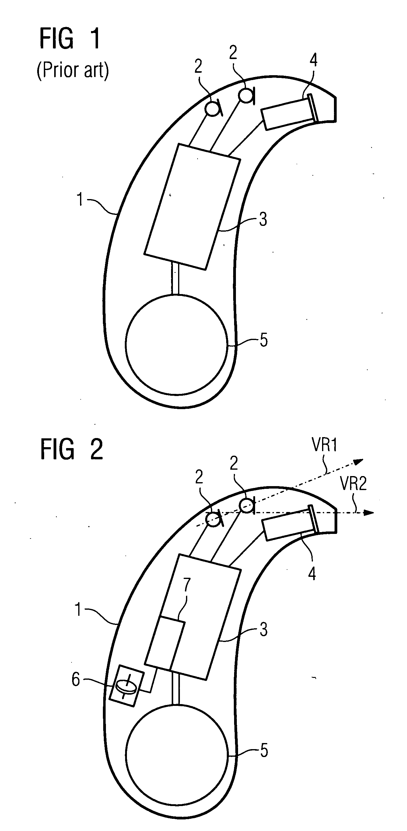 Hearing apparatus with automatic alignment of the directional microphone and corresponding method