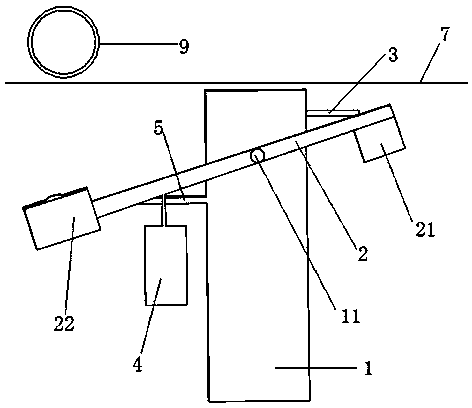 Steel pipe thread burr grinding machine