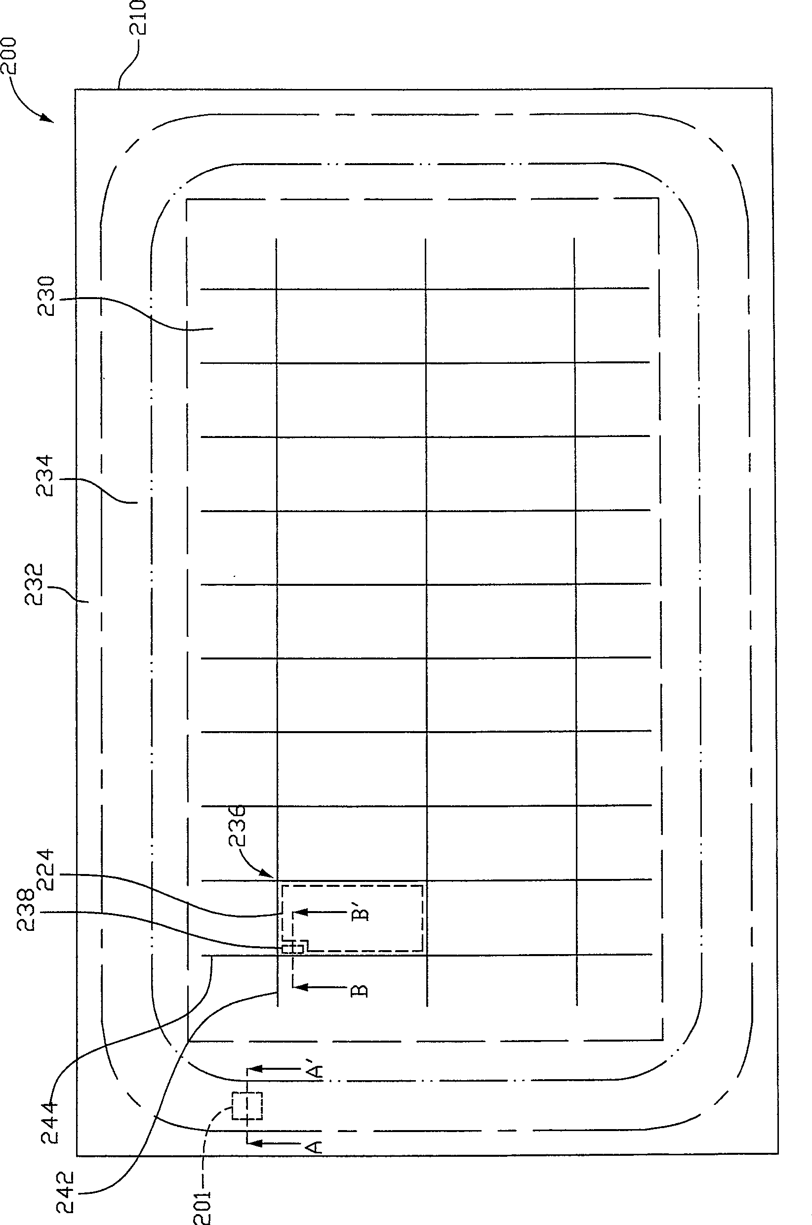 Thin film transistor module base board and its making method