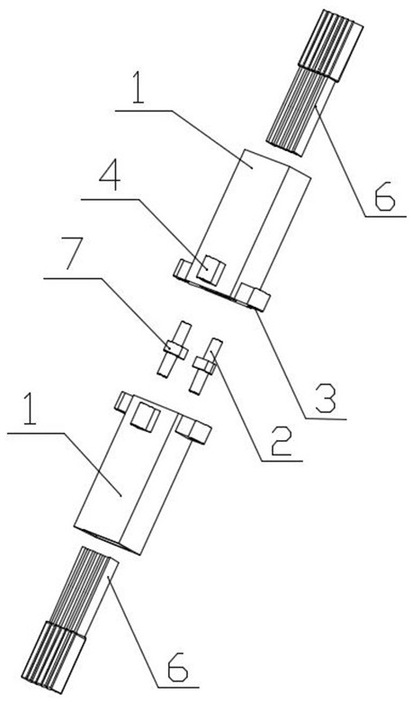Connecting structure for optical fiber connector