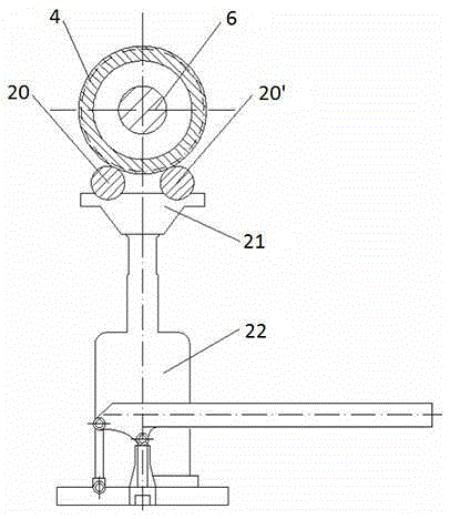 Dynamic test device and method for thread sealing performance of oil pipe adapter
