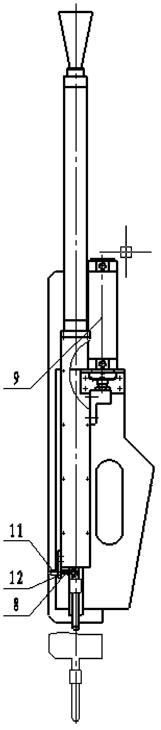 Mechanical and automatic wire inserting mechanism