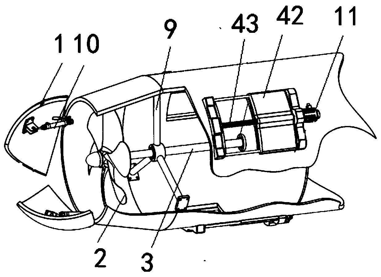 A kind of wind damping device applied to aviation dragging system