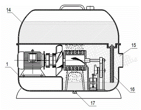 Piston water supply type atomization gas generator
