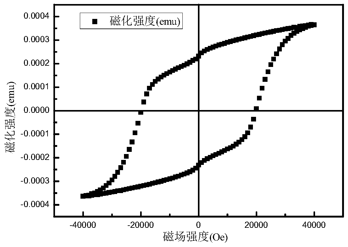 A kind of preparation method of high coercivity magnetic nano particle suspension